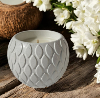 Svíčka - černý kokos 001